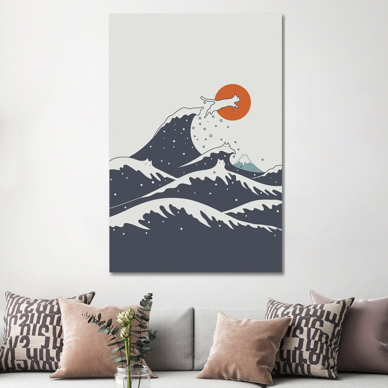 Cat Landscape LV-C by Lim Heng Swee - Wrapped Canvas Painting, 152.5 cm H x 101.5 cm W