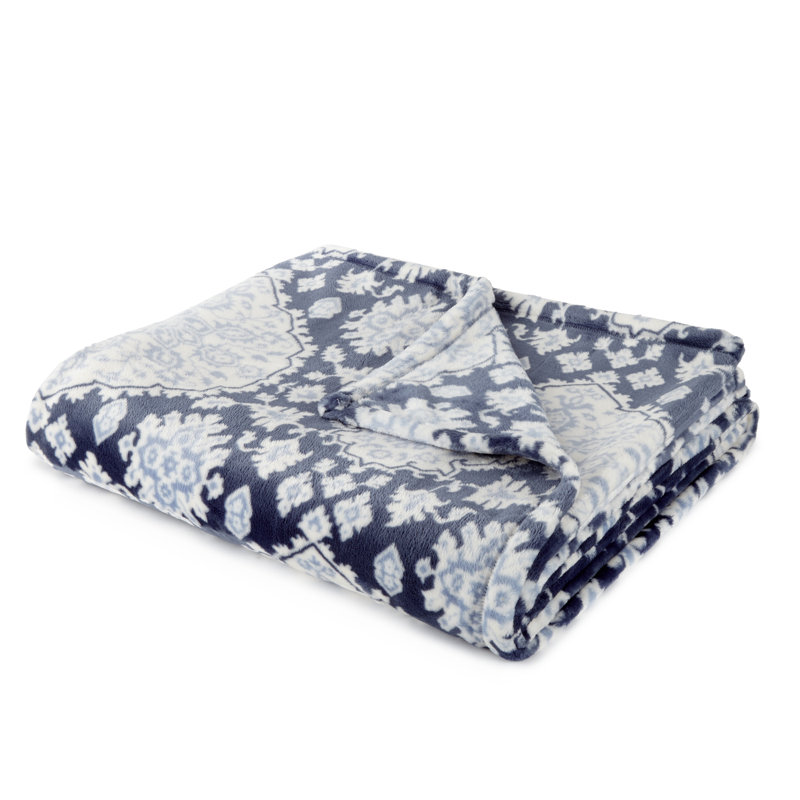 Jeté en velours surdimensionné 60 po x 70 po Medallion, Capri Medallion