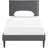 Modway Camille Fabric Platform Bed with Squared Tapered Legs-79311391-79311362