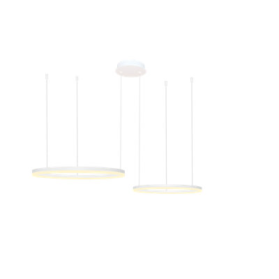2 - Light LED Crystal Pendant