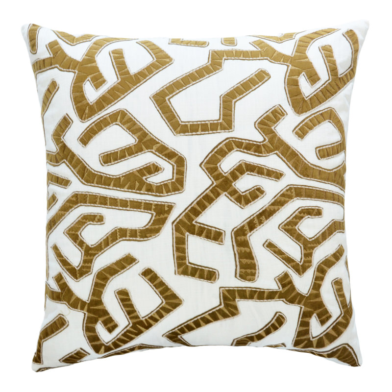Jase Pillow - Linen - Down Insert, Mustard
