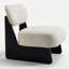 Fauteuil d'appoint en tissu Boucle