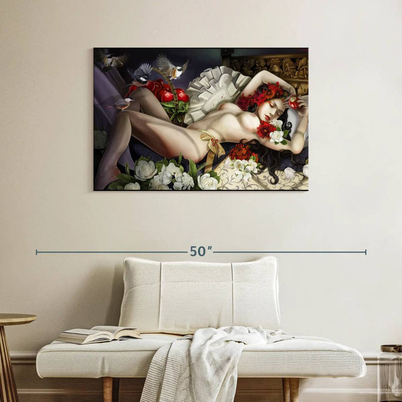 Fallen Snow, 26" H x 39" W