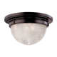 Emilee 3 Light Glass Flush Mount