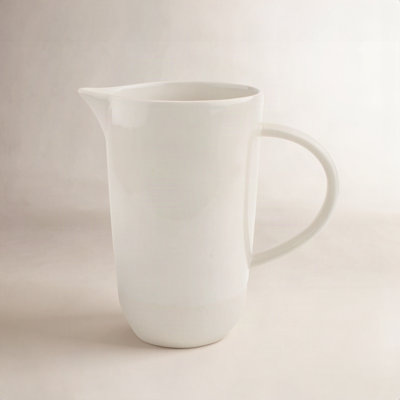 Shell Bisque Porcelain Pitcher