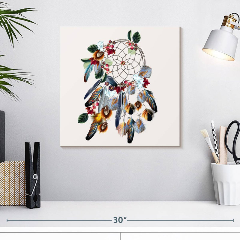 Capteur de rêves Kerner Boho, H 16 po x l 16 po