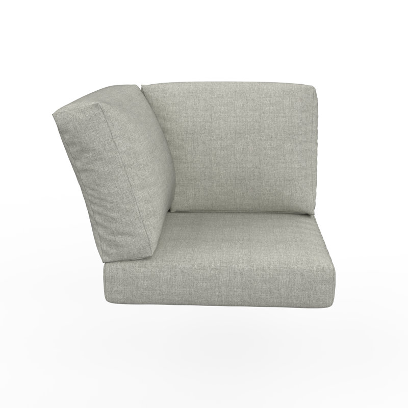 Sunbrella® Outdoor Corner Chair Cushions, Canvas Granite
