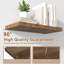  Grandes tablettes flottantes murales pour ensemble de 3 tablettes murales en bois de 24 po x 12,75 po x 2 po avec tablette murale et support mural pour chambre à coucher, cuisine, salon, brun rustique-602303261-603118170