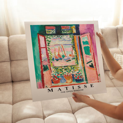 Architecture and Buildings Henri Matisse The Open Window Bohemian Unframed Art Print