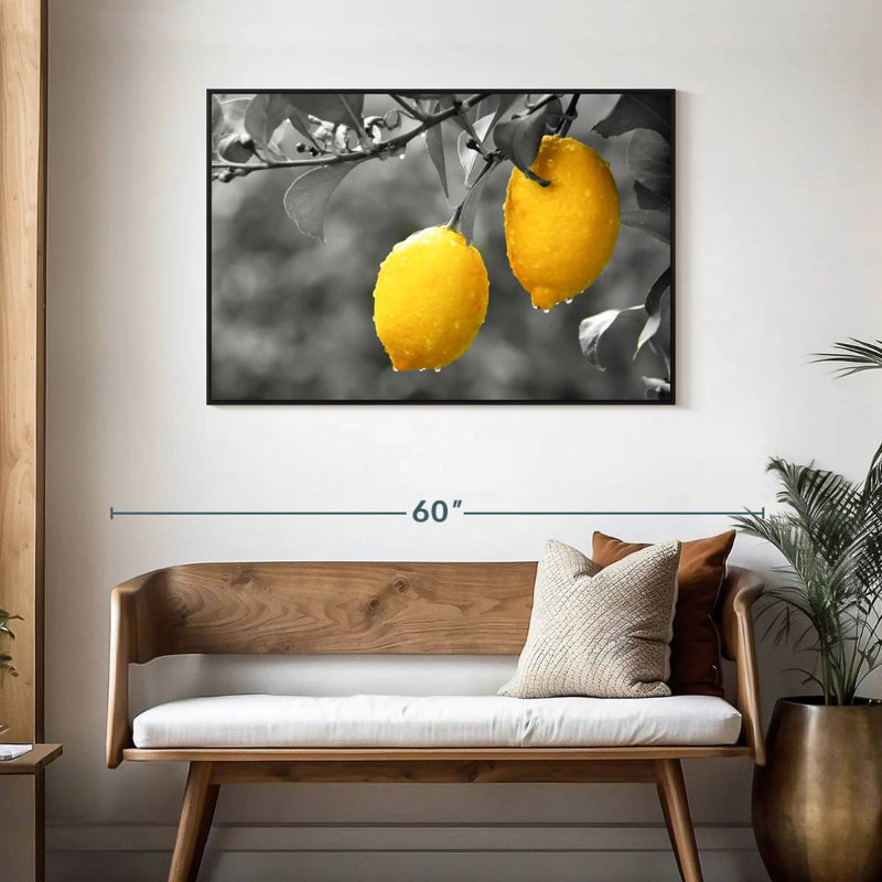 Yarlin Lemons Pop, 29" H x 43" W
