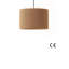 Lustre en métal écru à hauteur réglable, mesurant 11,8 po x 7,9 po | 1 x douille E27 (40 W maximum) | Conception élégante de la coiffe Rafia, parfaite pour le salon et la salle à manger | IP20, solution d'éclairage de maison élégante