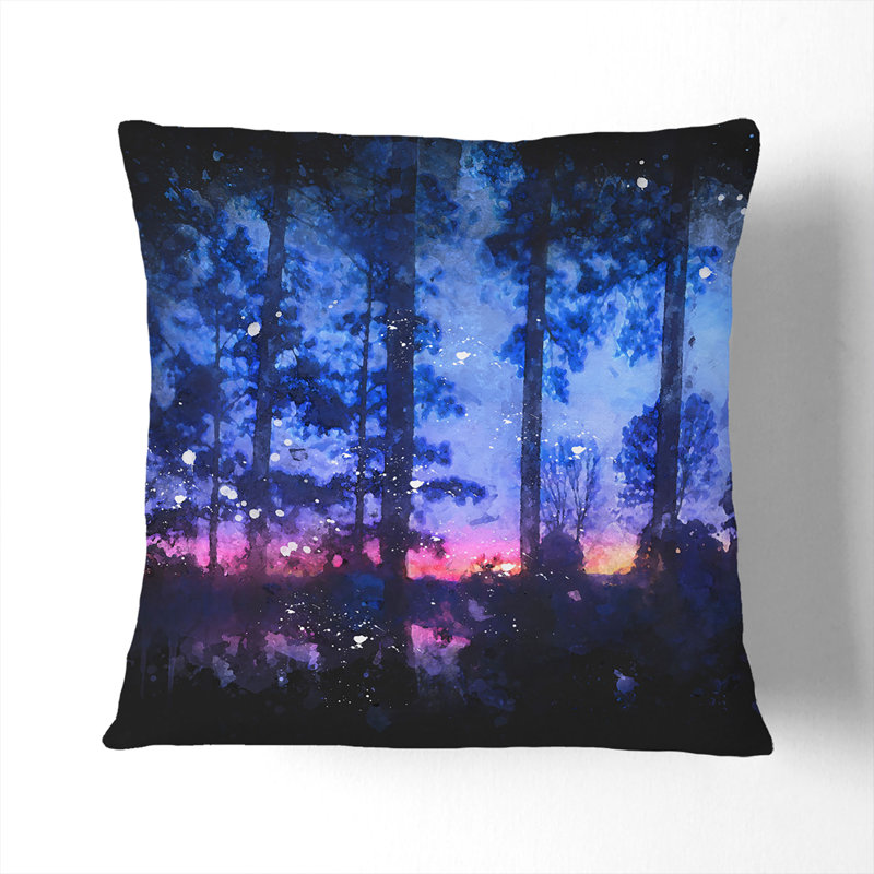 Square Throw Cushion, 40cm H x 40cm W x 15cm D