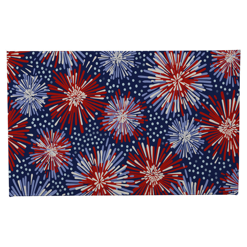 Paillasson Fireworks, L 21 po x L 34 po 
