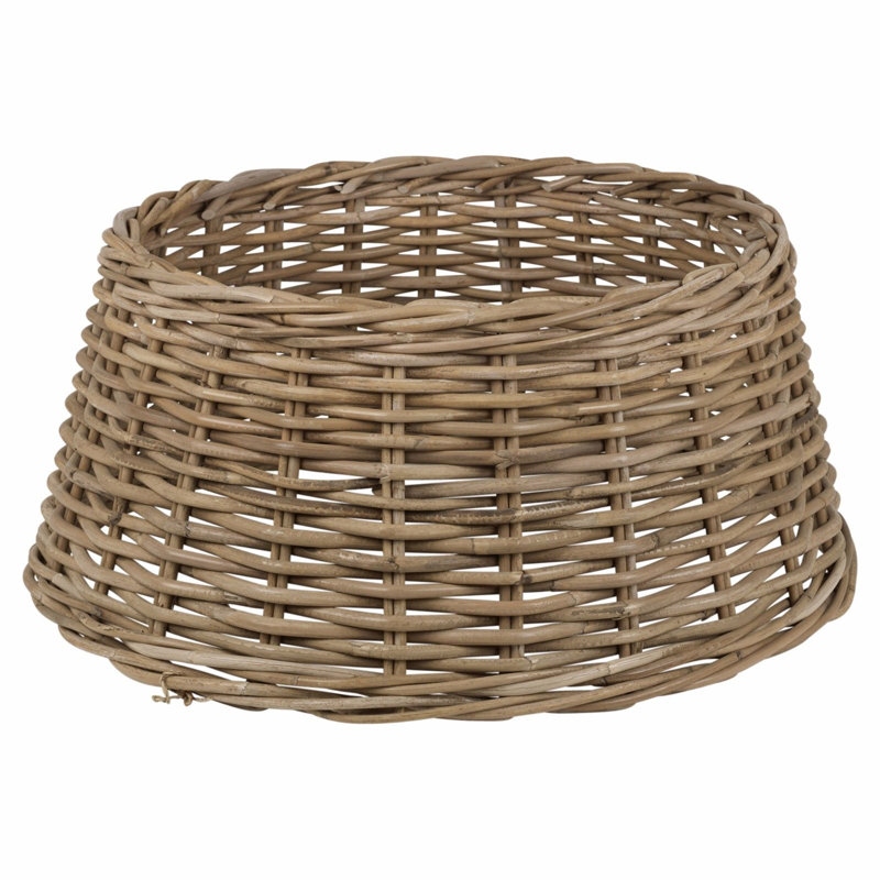 Rattan Tree Collar, Brown