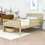 Lit plateforme en bois avec tête de lit, garde-corps et tiroirs de rangement Idahlia-232336879-216801380