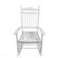 Chaise berçante balcon pour adulte - blanc