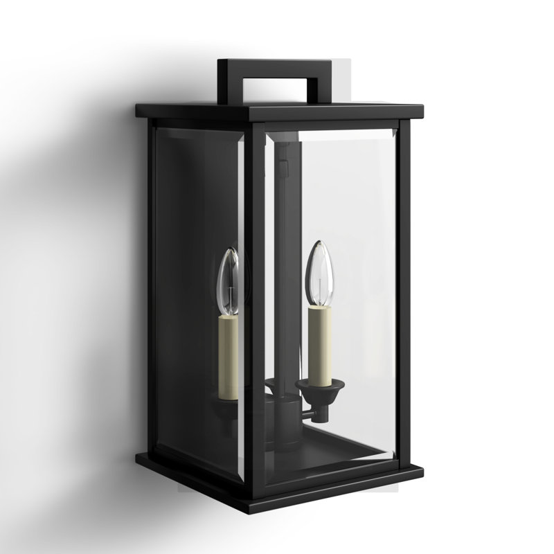 Aluminum Wall Light, 14.25" H x 7.75" W x 7.75" D