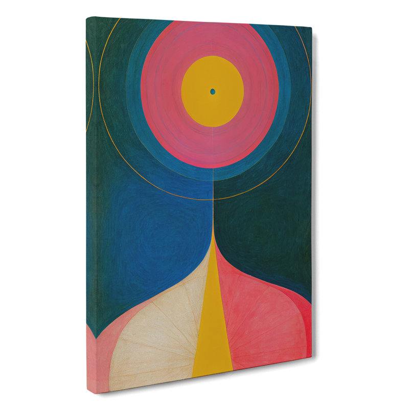 An Abstract Art Painting No.6 - Wall Art, 60cm H x 40cm W x 3cm D, Wrapped Canvas