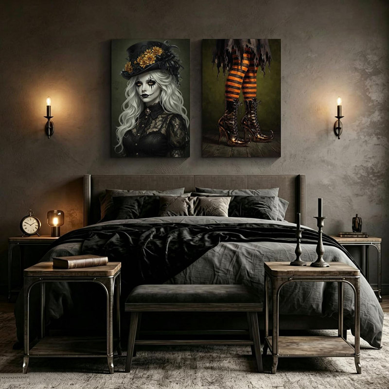 2 Piece Wrapped Canvas Wall Art, 60cm H x 40cm W
