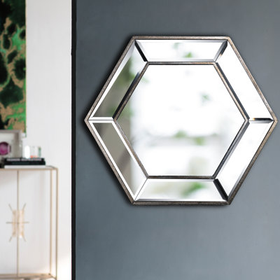 Miroir mural Hexagon