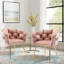 Chaise d'appoint de luxe en velours moderne-356424052