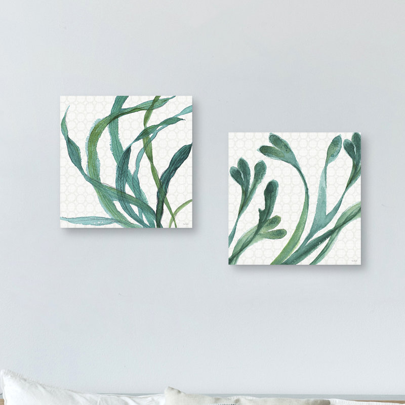 Mixed Greens XXIII and XXIV Green Canvas Art Prints