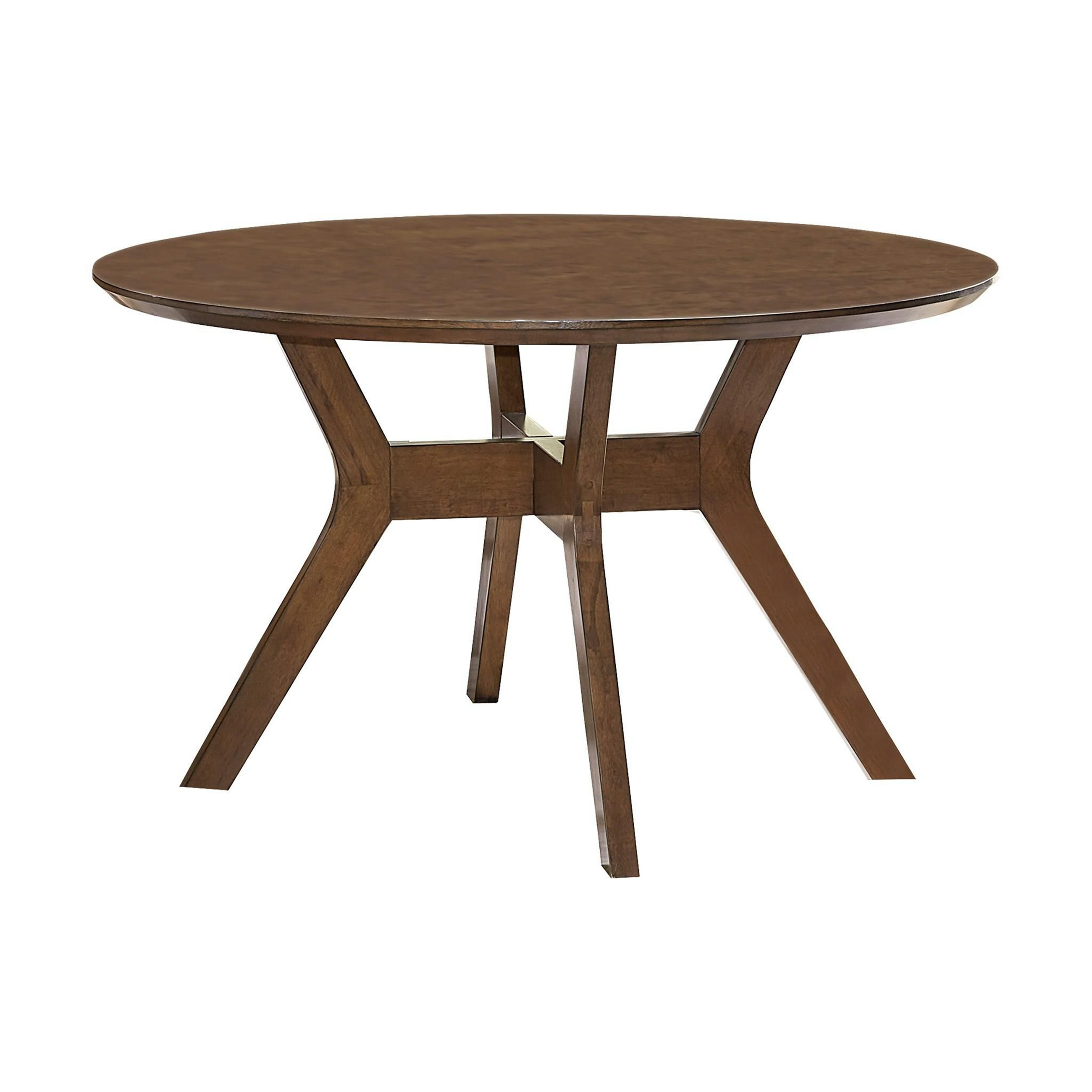 Red Barrel Studio Classic Light Oak Finish 52-inch Round Dinng Table ...