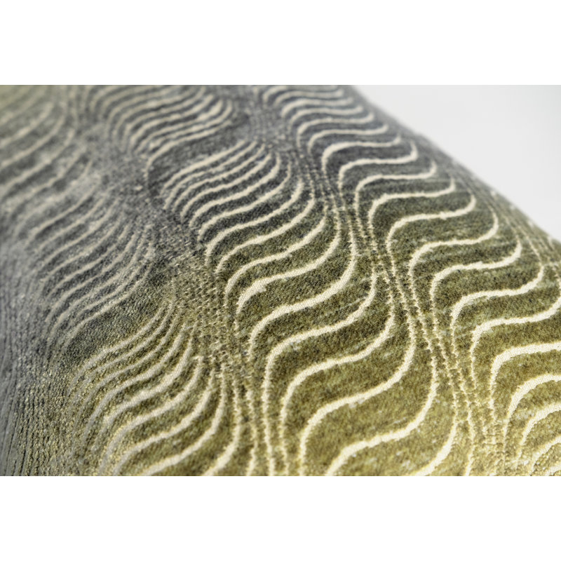 Torsion Lumbar Woven Jacquard Pillow, Cactus