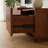 70.86"–110.23" Extendable Walnut TV Stand With 3 Drawers