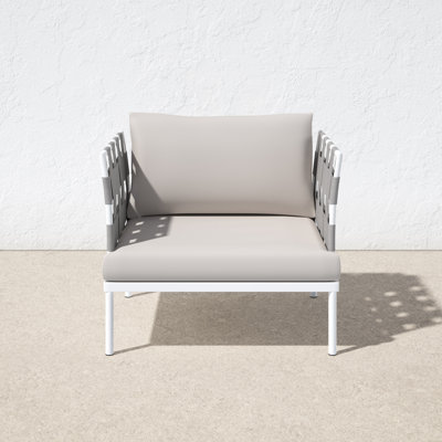 Harmony Outdoor Patio Aluminum Armchair
