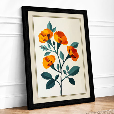 Flowering Stem Botanical - Framed Print