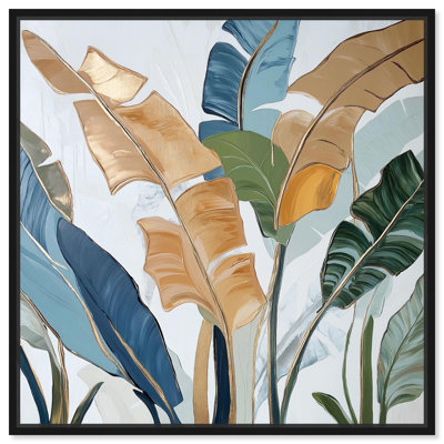 «Paradise Fronds I», art floral tropical par 
