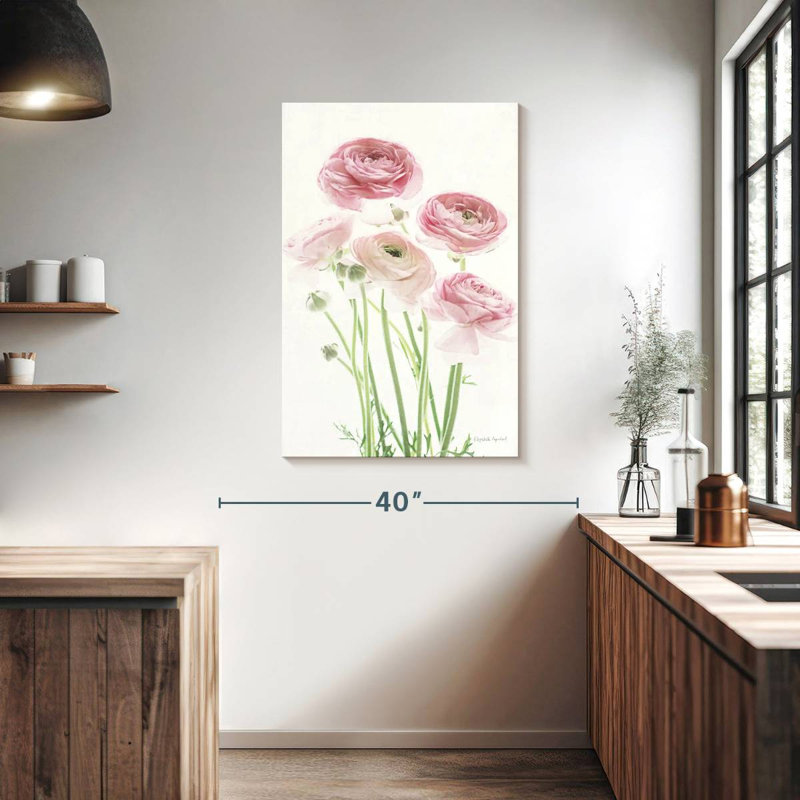 Harnek floral clair et vif V, H 39 po x l 26 po