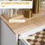 Poubelle de cuisine inclinable (blanc)