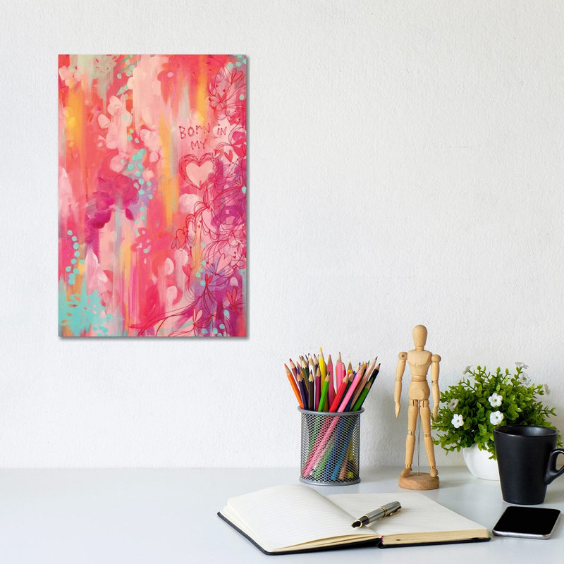 Born In My Heart by Stephanie Corfee - Gallery-Wrapped Canvas Giclée on Canvas, Canvas, 20.32 cm H x 30.48 cm W