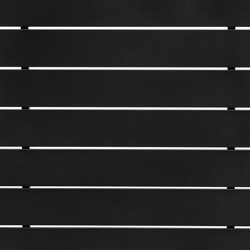 Deborah Rectangular Metal Outdoor Dining Table , 59'' in. W 31.5'' in. D