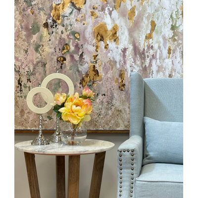 Gennadios Peony Bloom Floral Arrangement in Vase