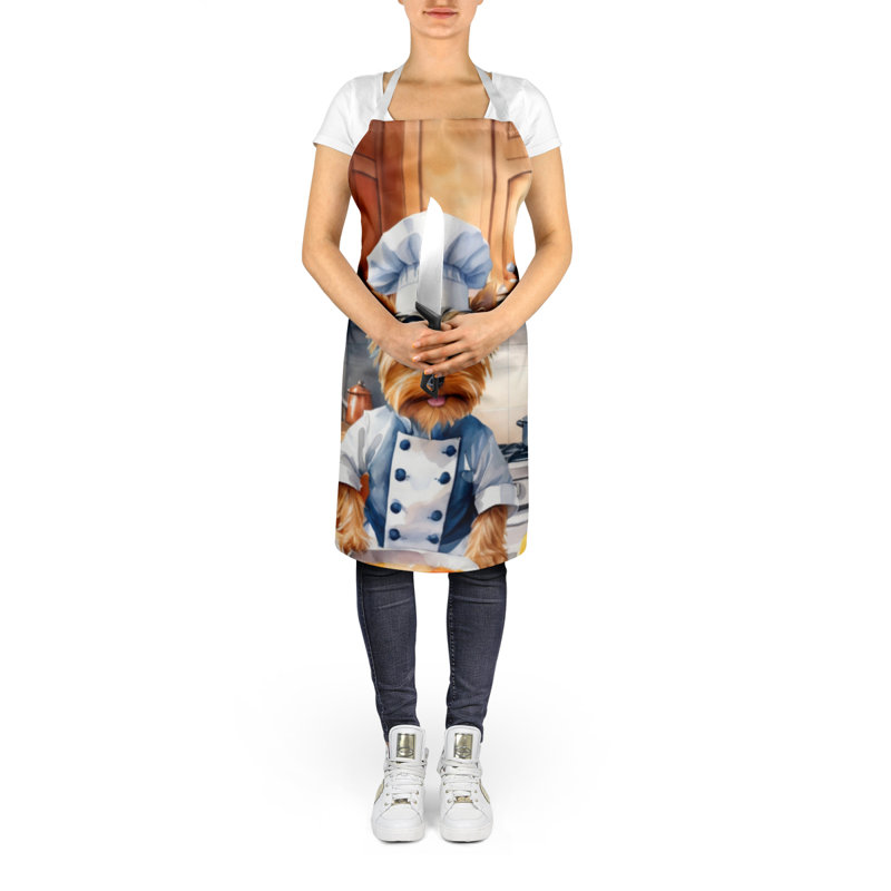 No Pattern Bib Apron
