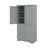 Tall And Wide Storage Cabinet With Doors, Three Drawers-1463744596