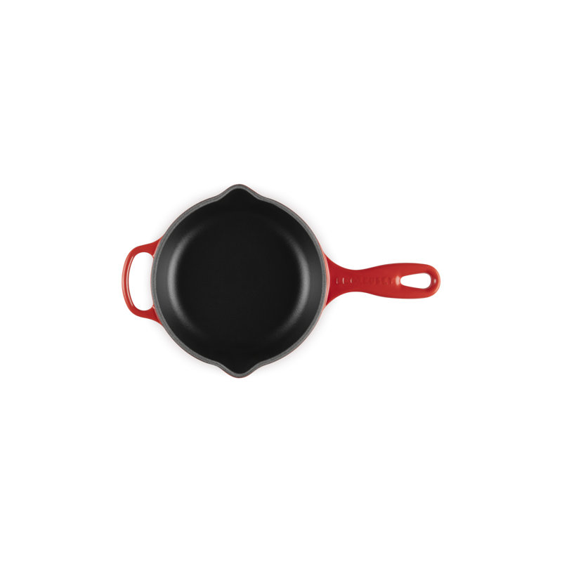 Le Creuset Enameled Cast Iron Skillet, Cerise