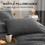 Ensemble de housse de couette Waffle Weave-110476434-112963537