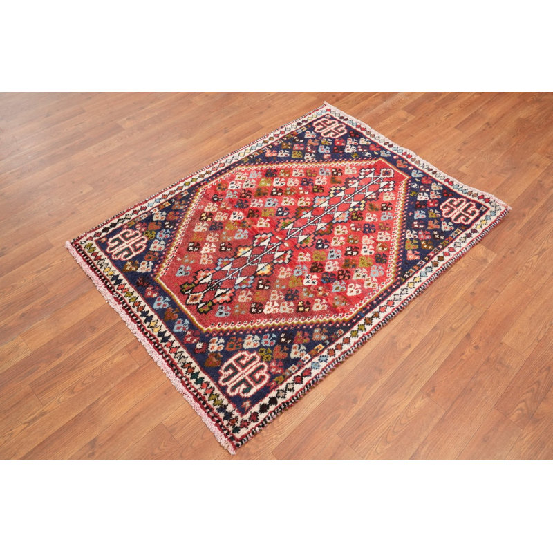Tapis traditionnel rétro en laine 3 x 4