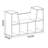 Modern White Bookshelf with Cushion, 40.6 x 24.8 x 11.8 inches | 100% Melamine Coated Particle Board, Thickness: 0.7 inches | Elegant 100% Polyester Cushion with Bouclette Touch | Ideal for Home & Office Decor-1810337739