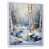 Cadre flottant blanc