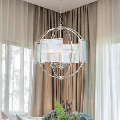 Manilow 8 - Light Dimmable Globe Chandelier