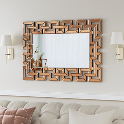 Faustine Rectangle Asymmetrical Wall Mirror