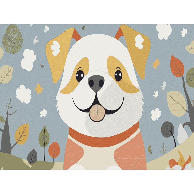 Tapis pour enfants mignons lavables Dakota Fields, Rectangulaire 2 pi x 3 pi