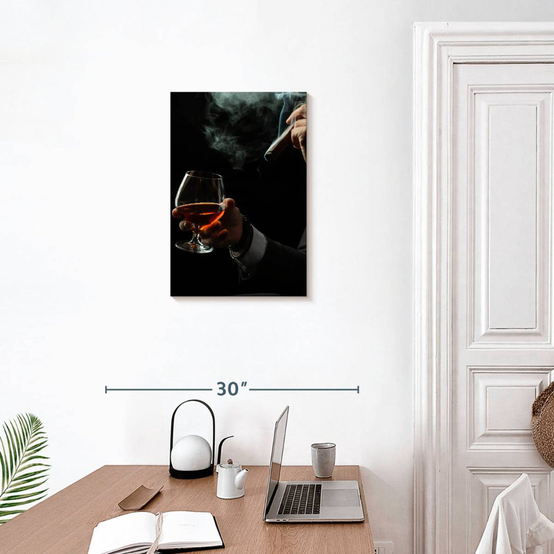 Yarlin Brandy And Cigar Duo, 24" H x 16" W