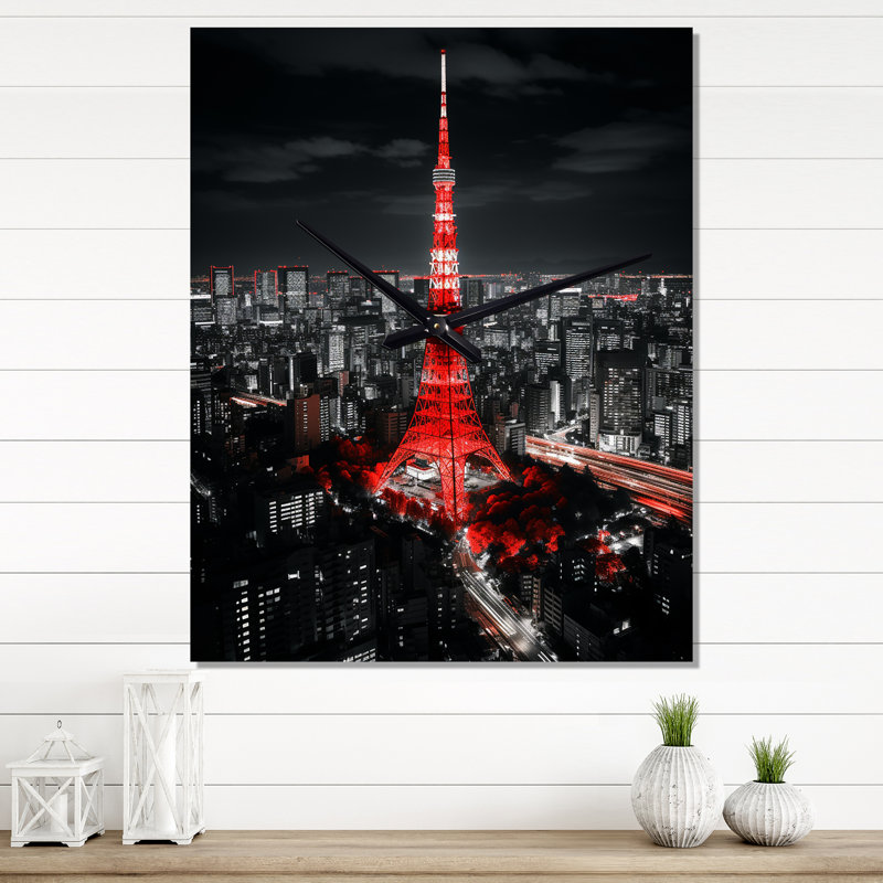 Jebadiah - Horloge murale paysages urbains, Petit