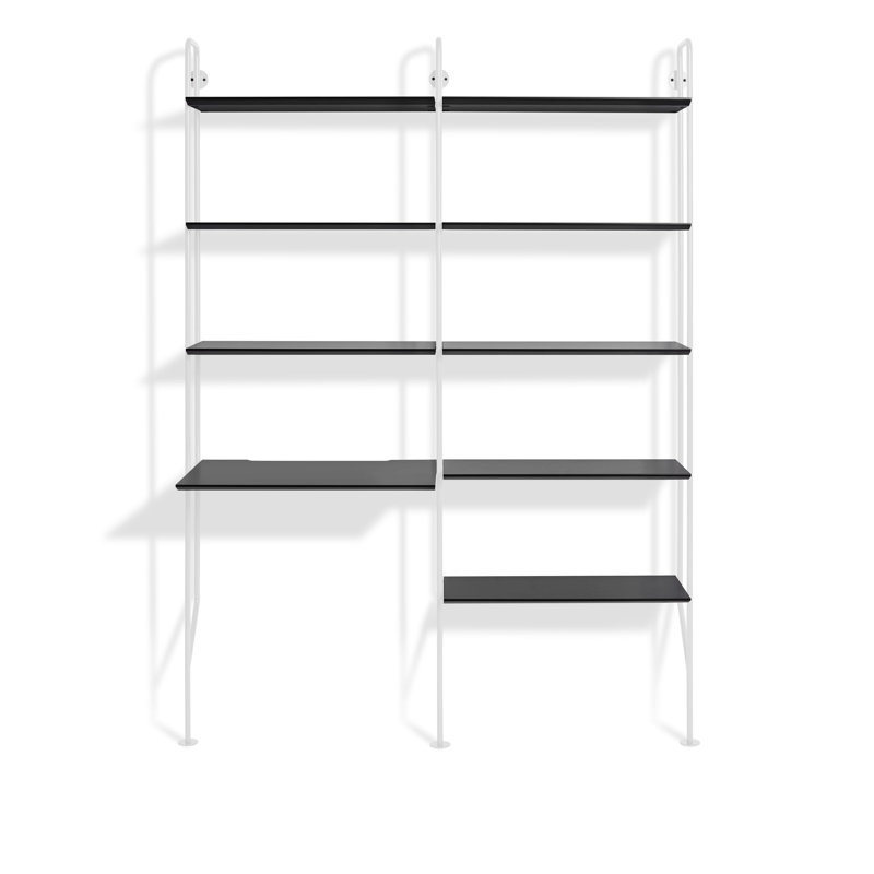 Hitch Ladder Desk, White, White